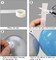 16ft Blue White and Silver Balloon Garland Arch Kit with 117 Balloons - Easy Assembly Party Decor for Birthdays, Weddings, Baby Showers- Includes Arch Strip & Dot Glue
